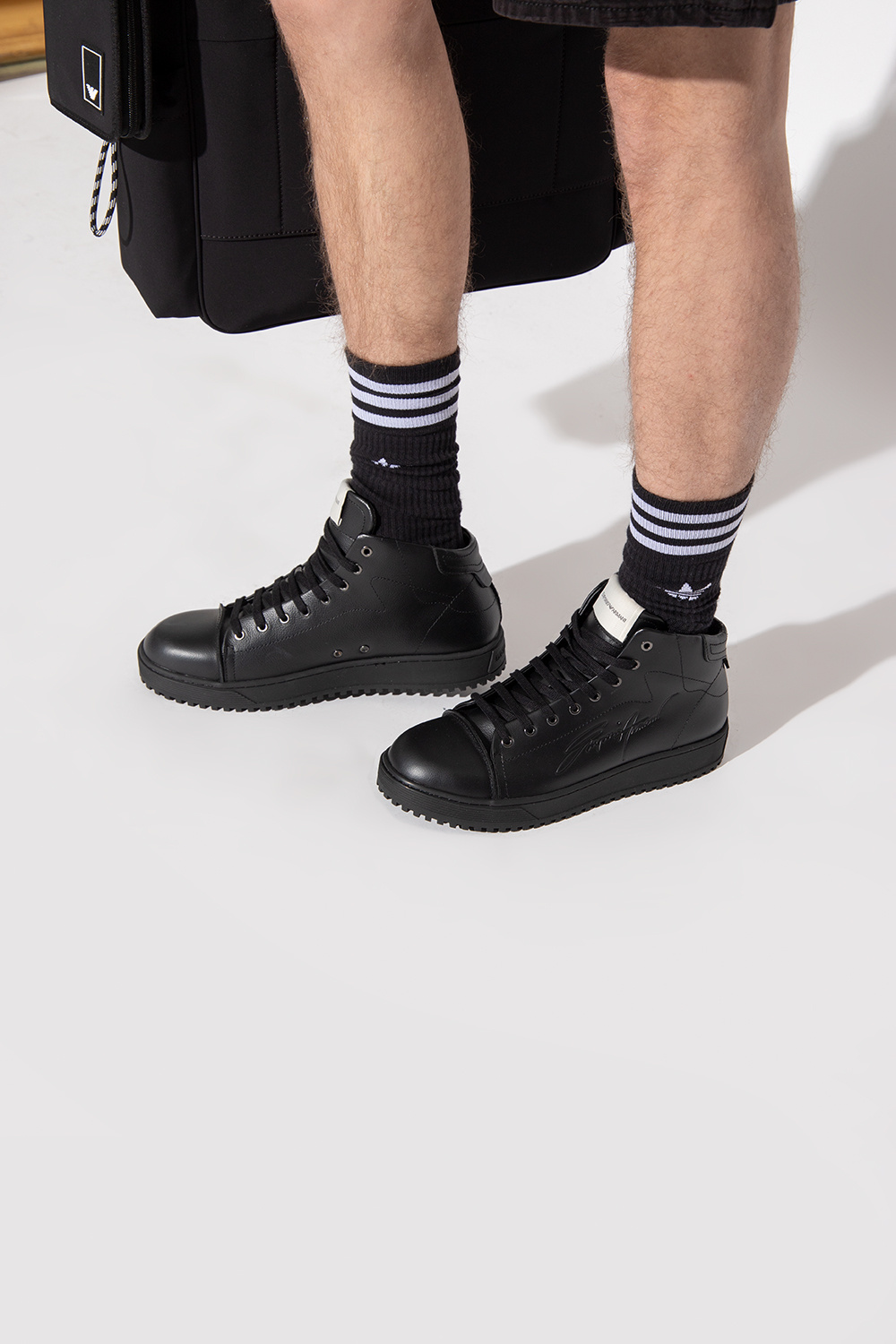 Emporio armani clearance high top sneakers